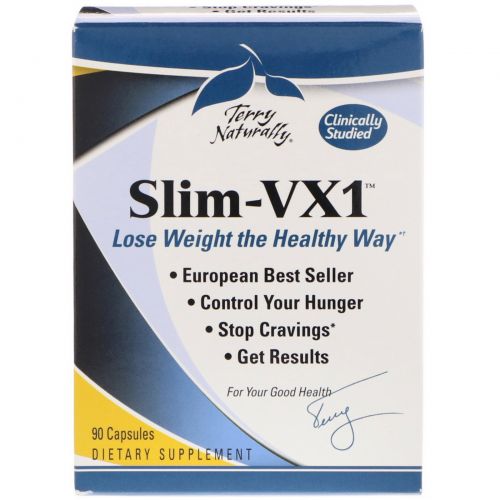 EuroPharma, Terry Naturally, Slim-VX1, 90 Capsules