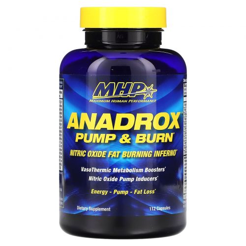 MHP, Anadrox Pump & Burn, 112 капсул