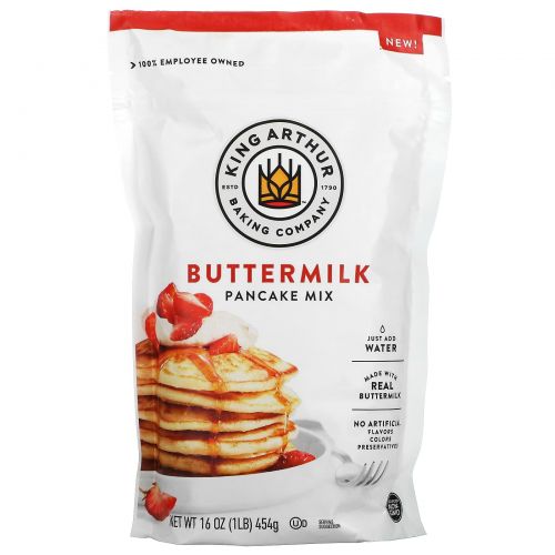 King Arthur Flour, Pancake Mix, Buttermilk , 16 oz (454 g)