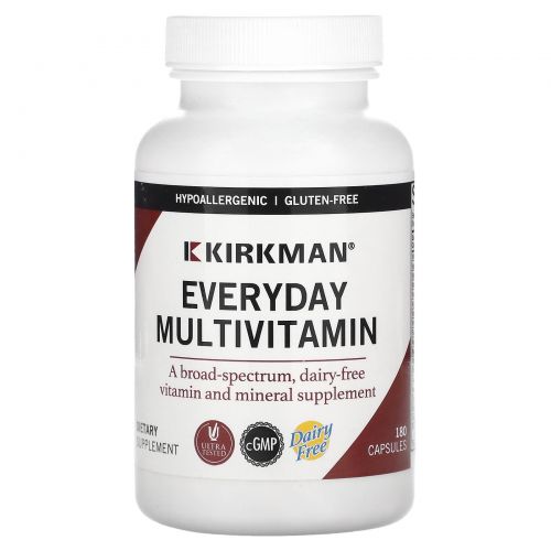 Kirkman Labs, Мультивитамины для повседневного применения, 180 капсул