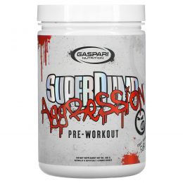 Gaspari Nutrition, SuperPump Aggression Pre-Workout, Fruit Punch Fury, 450 g