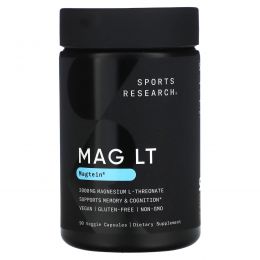 Sports Research, Magnesium, L-Threonate, 2,000 mg , 90 Veggie Capsules