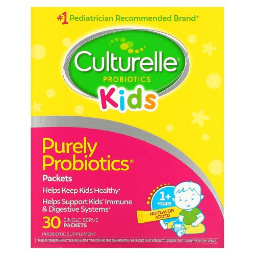 Culturelle, Kid's Packets, пробиотик, 30 порционных пакетиков