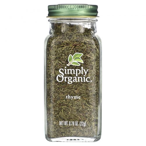 Simply Organic, Тимьян, 0,78 унции (22 г)