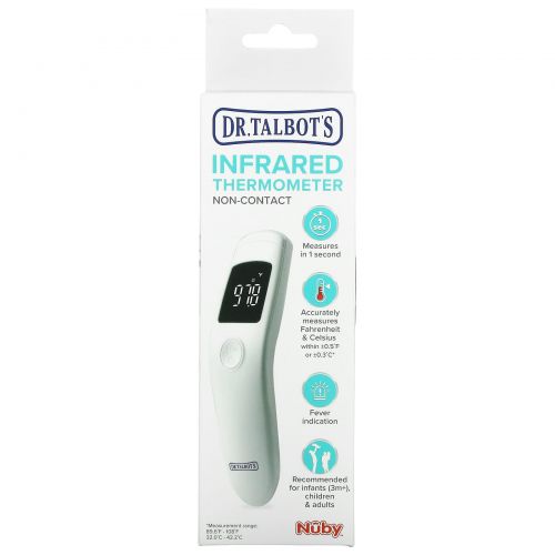 Dr. Talbot's, Infrared Thermometer, White, 1 Thermometer