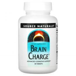 Source Naturals, Brain Charge, 60 таблеток