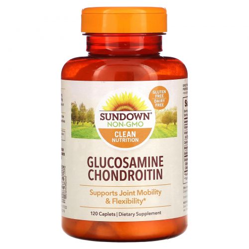 Sundown Naturals, Глюкозамин хондроитин, 120 капсул