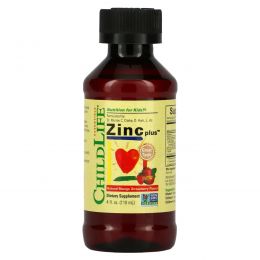 ChildLife, Essentials, Zinc Plus, Natural Mango Strawberry Flavor, 4 fl oz (118 ml)