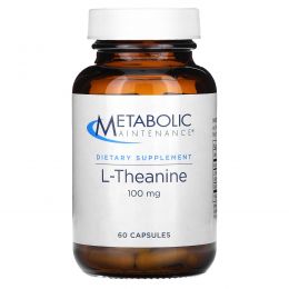 Metabolic Maintenance, L-теанин, 100 мг, 60 капсул