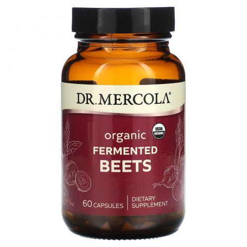 Dr. Mercola, Органическая ферментированная свекла, 60 капсул