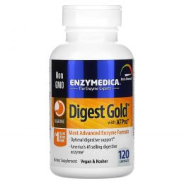 Enzymedica, Digest Gold с ATPro, 120 капсул