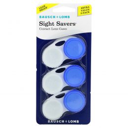 Sight Savers, Чехлы для контактных линз, 3 шт.