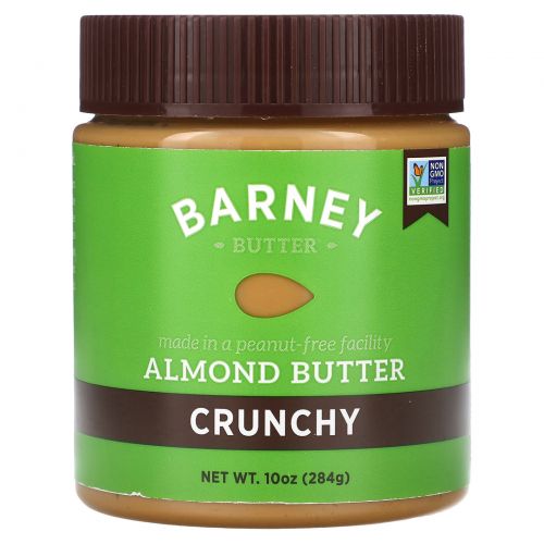 Barney Butter, миндальная паста, хрустящая, 284 г (10 унций)