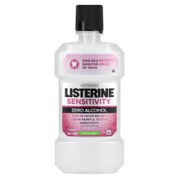 Listerine, Ополаскиватель для полости рта, для чувствительности, без спирта, свежая мята, 1,05 пункта (500 мл)