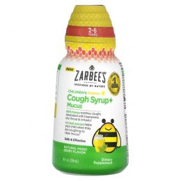 Zarbees, Children's Daytime, сироп от кашля и слизи, для детей 2–6 лет, натуральное ягодное средство, 236 мл (8 жидк. Унций)