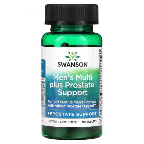Swanson, Men's Multi Plus Prostate Support, 90 таблеток