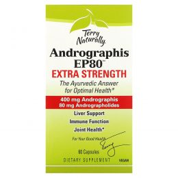 Terry Naturally, Andrographis EP80, Extra Strength, 60 Capsules