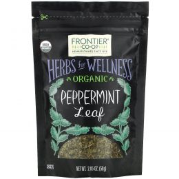 Frontier Natural Products, Organic Peppermint Leaf, 2.05 oz (58 g)