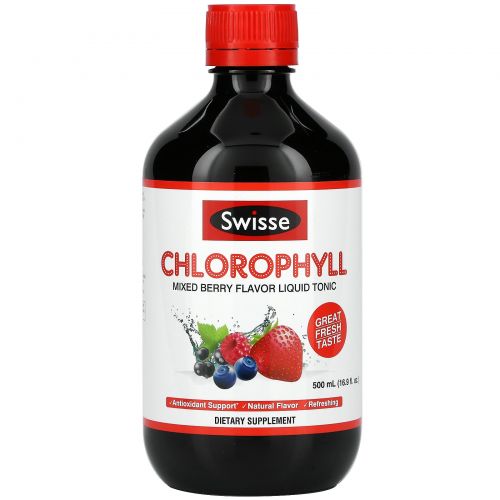 Swisse, Chlorophyll, Mixed Berry, 16.9 fl oz (500 ml)