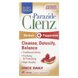 BodyGold, Parazide Clenz, 60 таблеток
