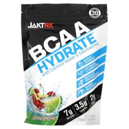 JAKTRX, BCAA Hydrate с кокосовой водой и электролитами, вишневый лаймад, 360 (12,7 унции)
