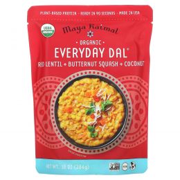 Maya Kaimal, Organic Everyday Dal,  Red Lentil + Butternut Squash + Coconut, 10 oz (284 g)