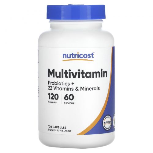 Nutricost, Мультивитамины, 120 капсул