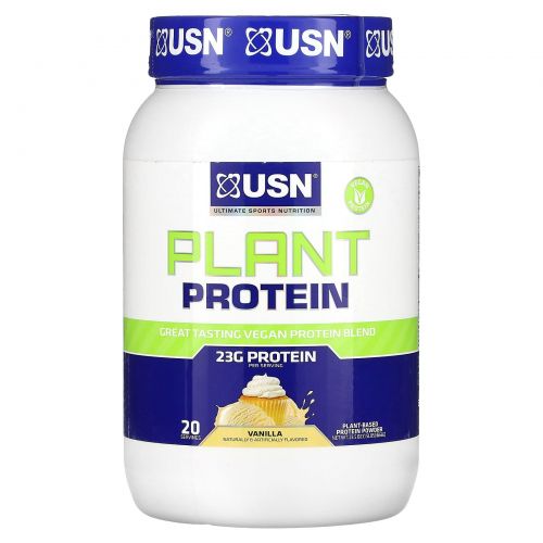 USN, Растительный протеин, ваниль, 666 г (1,5 фунта)