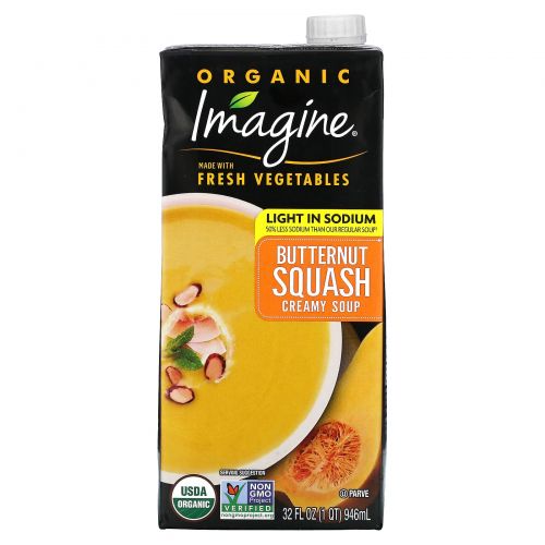Imagine Soups, органический крем-суп, мускатная тыква, 946 мл (32 жидк. унции)