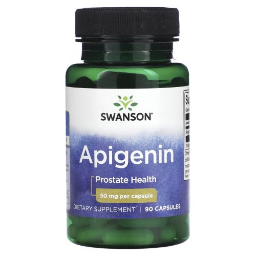 Swanson, Апигенин, 50 мг, 90 капсул