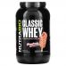 Nutrabio Labs, Classic Whey Protein, клубничное песочное печенье, 907 г (2 фунта)