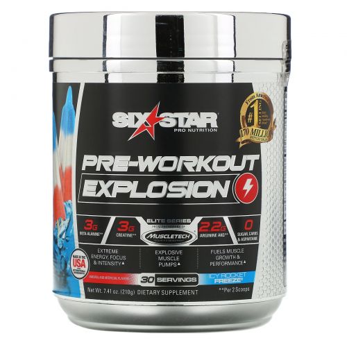 6 Day 6 Star Pre Workout Explosion for Fat Body