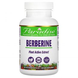 Paradise Herbs, Berberine, 180 Vegetarian Capsules