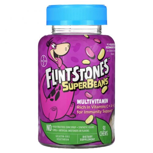 Flintstones, SuperBeans, Multivitamin, 90 Chews