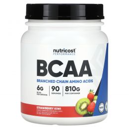 Nutricost, Performance, BCAA, со вкусом клубники и киви, 810 г (1,8 фунта)