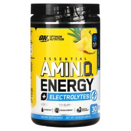 Optimum Nutrition, Незаменимая энергия аминокислот + электролиты, со вкусом ананаса, 285 г