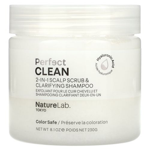 NatureLab Tokyo, Perfect Clean, 2 в 1 скраб для кожи головы и очищающий шампунь, 230 г (8,1 унции)