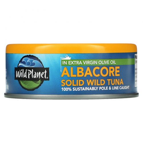 Wild Planet, Albacore Wild Tuna In Extra Virgin Olive Oil,  5 oz (142 g)