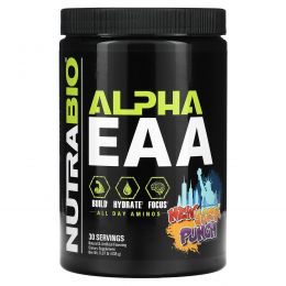 Nutrabio Labs, Alpha EAA, New York Punch, 438 г (0,97 фунта)