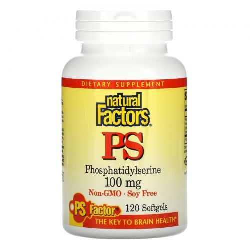 Natural Factors, PS, 100 mg, 120 Softgels