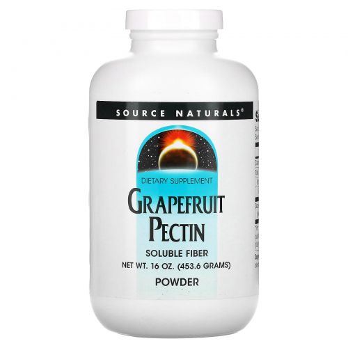 Source Naturals, Порошок пектина грейпфрута, 16 унций (453.6 г)