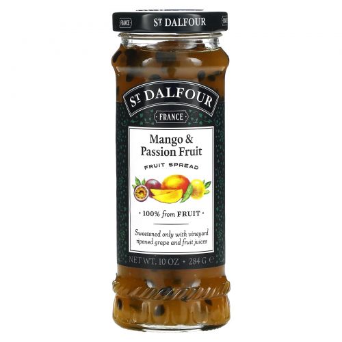 St. Dalfour, Mango & Passion Fruit, Deluxe Mango & Passion Fruit Spread, 10 oz (284 g)