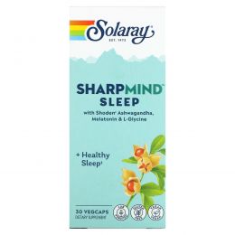 Solaray, SharpMind Sleep`` 30 растительных капсул