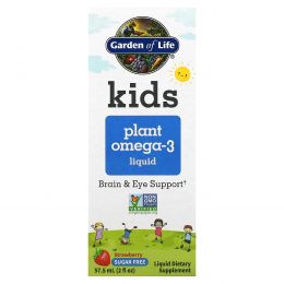 Garden of Life, Kids Plant Omega-3, Strawberry 2 fl oz (57.5 mL)  Liquid