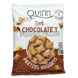 Quinn Popcorn, Pretzels, Dark Chocolate'y Peanut Filled, 6.5 oz (184 g)