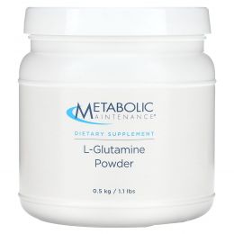 Metabolic Maintenance, L-глютамин в виде порошка, 0,5 кг (1,1 фунта)