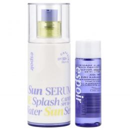 Espoir, Water Splash Sun Serum, SPF 50+ PA +++ и все очищающее масло для макияжа, набор из 2 предметов