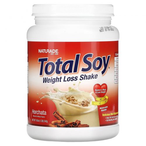 Naturade, Total Soy, замена еды, вкус оршада, 19,05 унций (540 г)