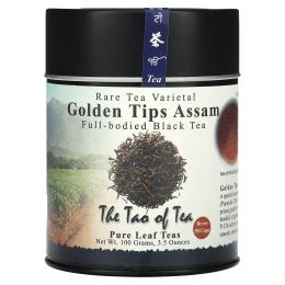 The Tao of Tea, Полнотелый черный чай, Golden Tips Assam, 100 г (3,5 унции)