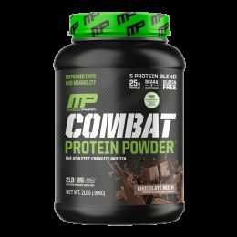 MusclePharm, Combat Protein, протеиновый порошок, со вкусом шоколадного молока, 0,9 кг (2 фунта)